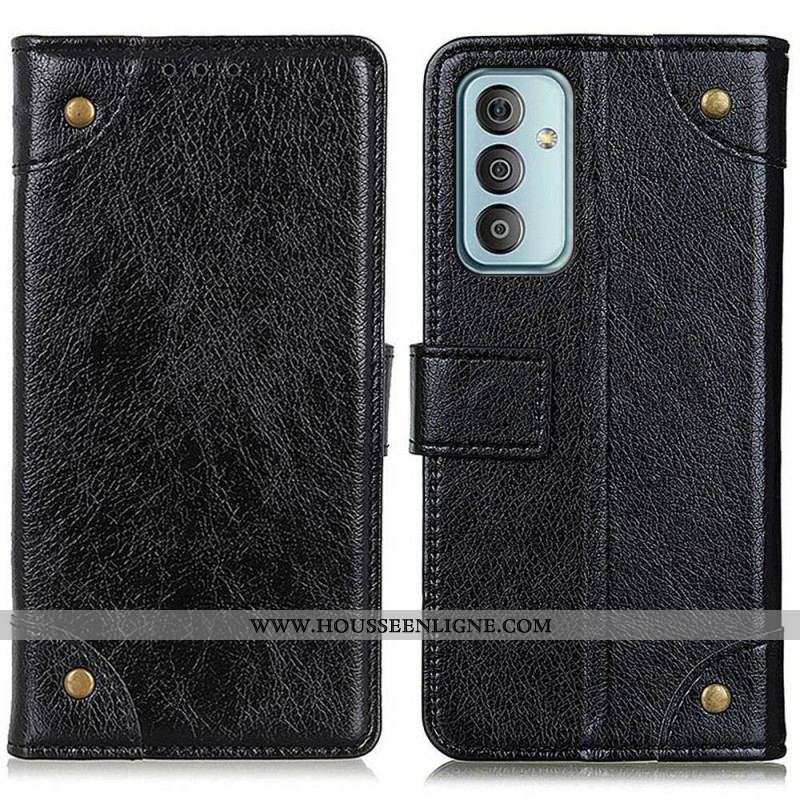 Housse Samsung Galaxy M23 5G Cuir Nappa Vintage