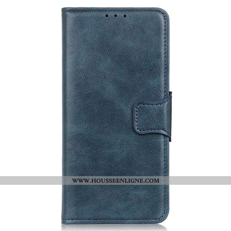 Housse Samsung Galaxy M23 5G Effet Cuir Fermoir Réversible