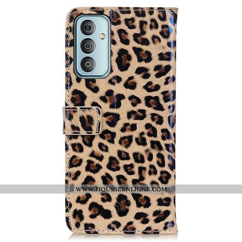 Housse Samsung Galaxy M23 5G Effet Peau de Léopard