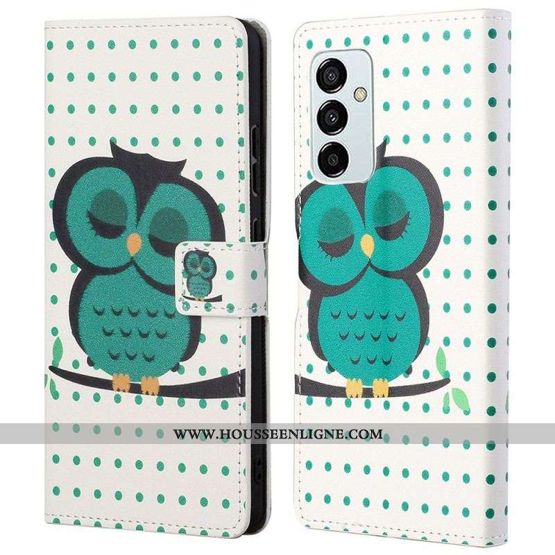 Housse Samsung Galaxy M23 5G Hibou Endormi