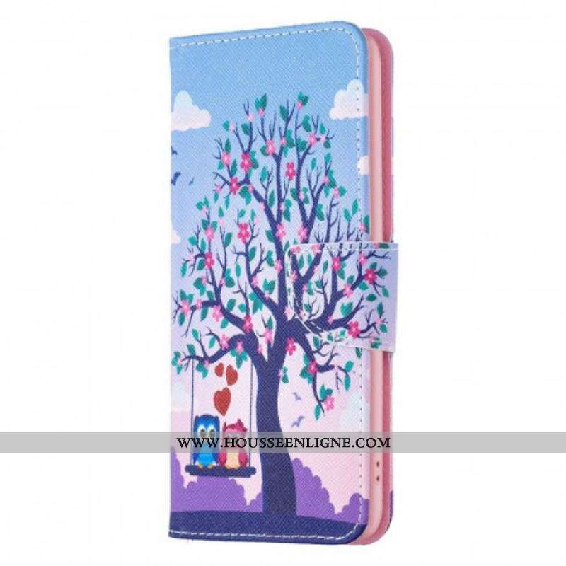 Housse Samsung Galaxy M23 5G Hiboux sur la Balançoire