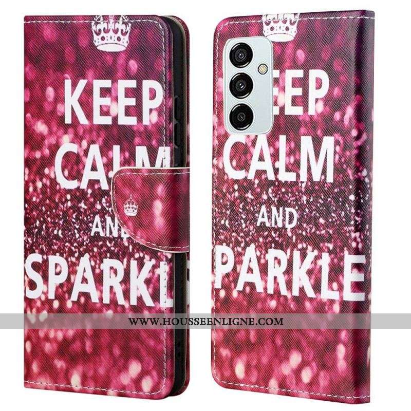 Housse Samsung Galaxy M23 5G Keep Calm and Sparkle