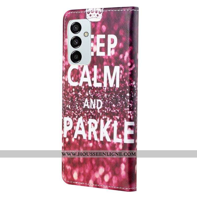 Housse Samsung Galaxy M23 5G Keep Calm and Sparkle