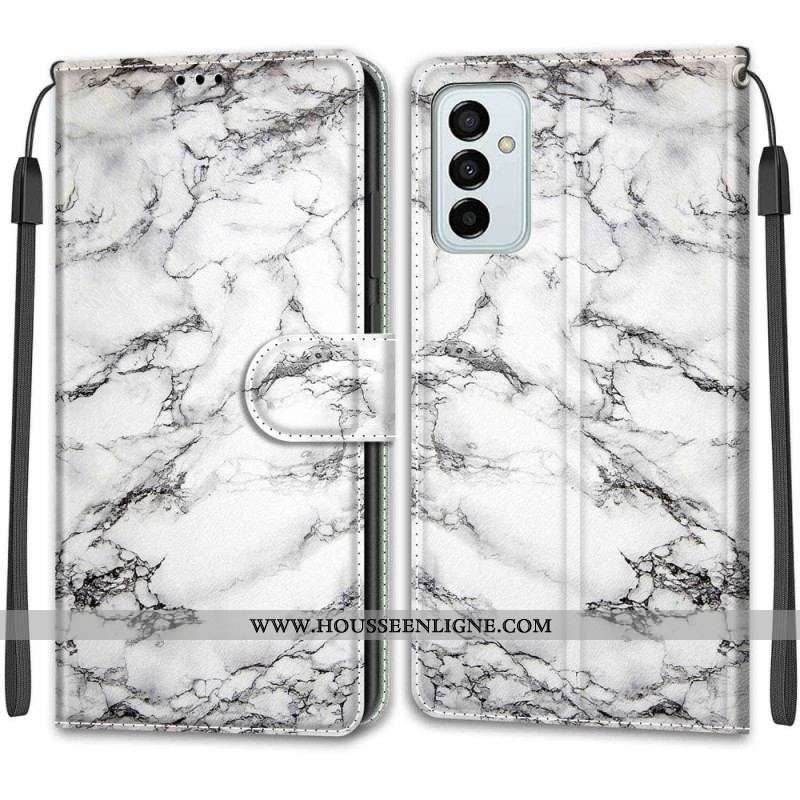 Housse Samsung Galaxy M23 5G Marbre et Lanière