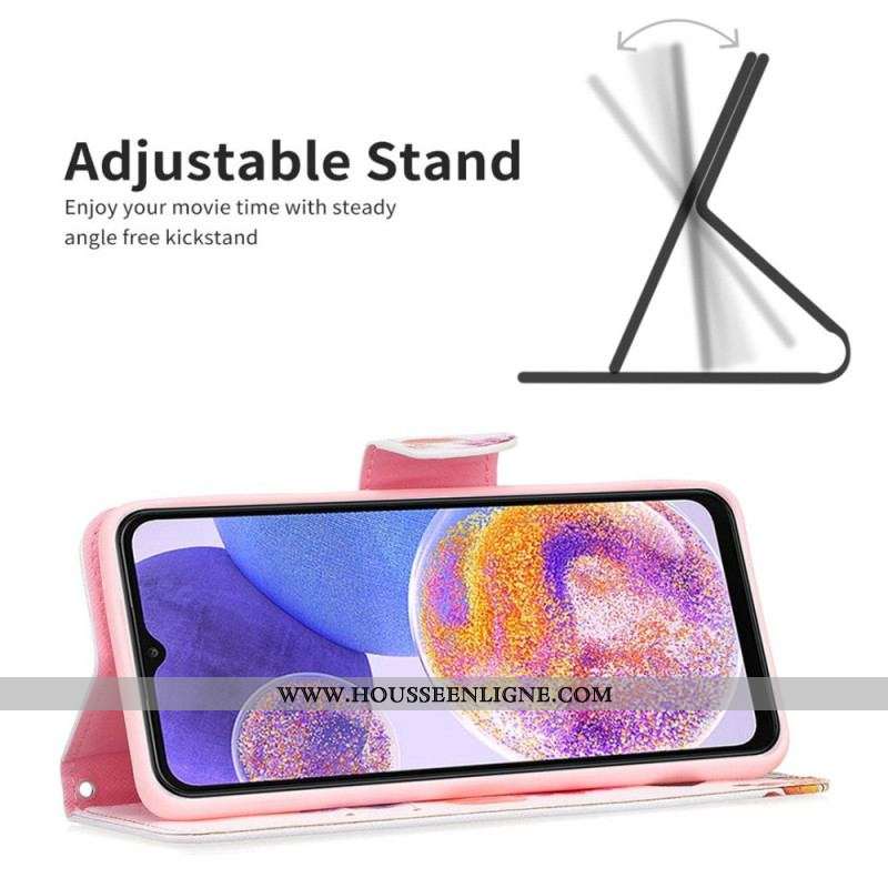 Housse Samsung Galaxy M23 5G Papillons Aquarelle