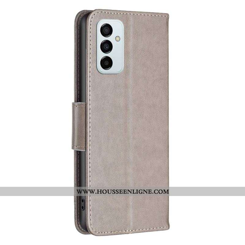 Housse Samsung Galaxy M23 5G Papillons Imprimés à Lanière