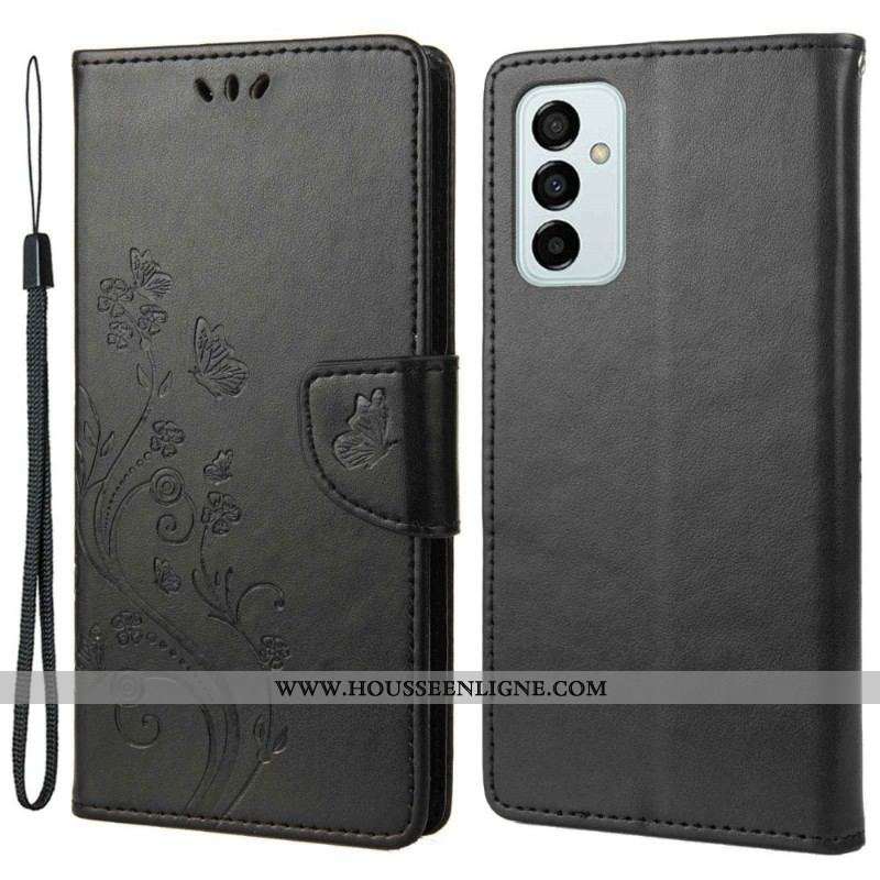 Housse Samsung Galaxy M23 5G Papillons et Fleurs