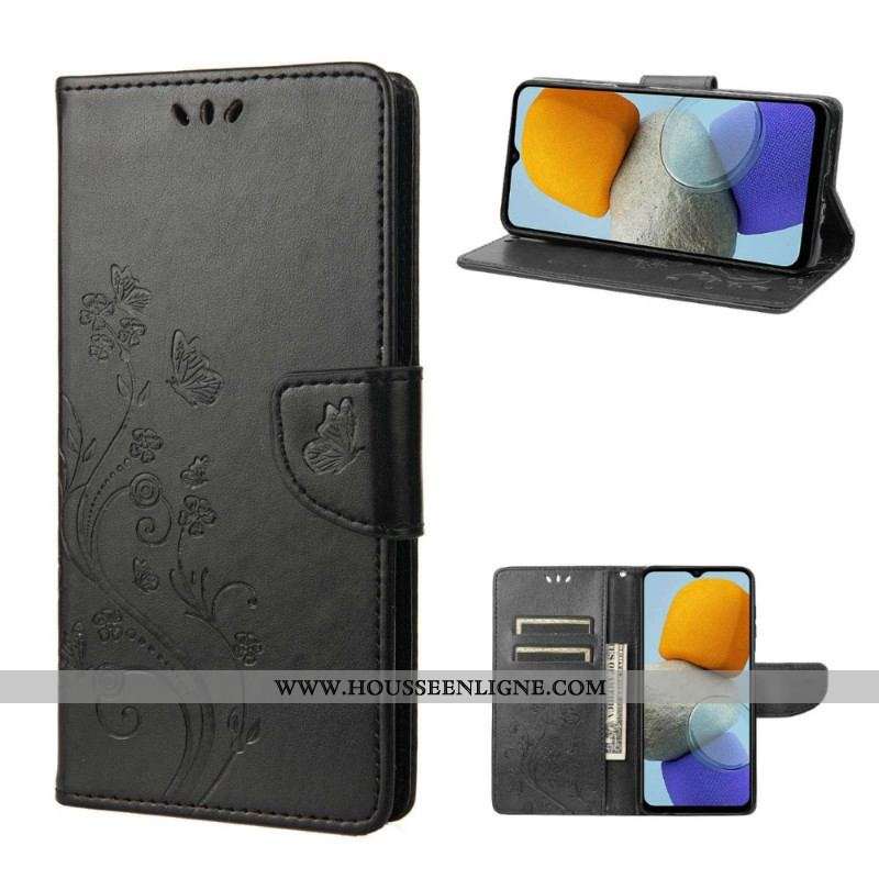 Housse Samsung Galaxy M23 5G Papillons et Fleurs