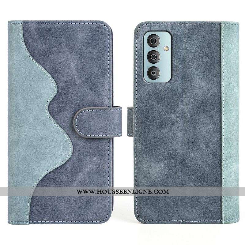 Housse Samsung Galaxy M23 5G Simili Cuir Bicolore Art