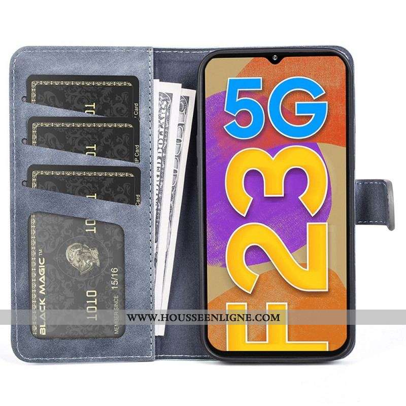 Housse Samsung Galaxy M23 5G Simili Cuir Bicolore Art