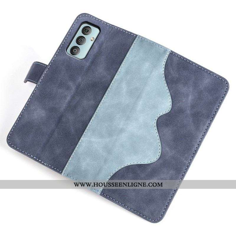 Housse Samsung Galaxy M23 5G Simili Cuir Bicolore Art