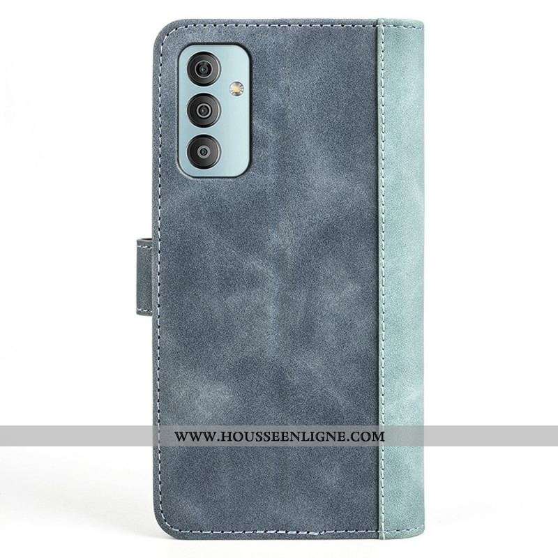 Housse Samsung Galaxy M23 5G Simili Cuir Bicolore Art