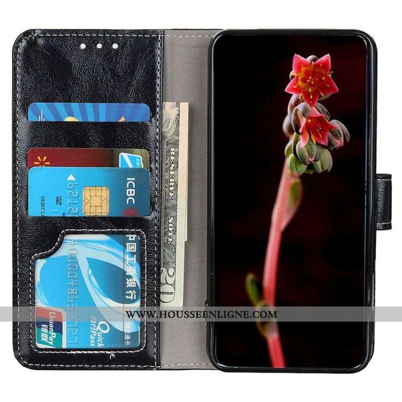 Housse Samsung Galaxy M23 5G Simili Cuir Brillant