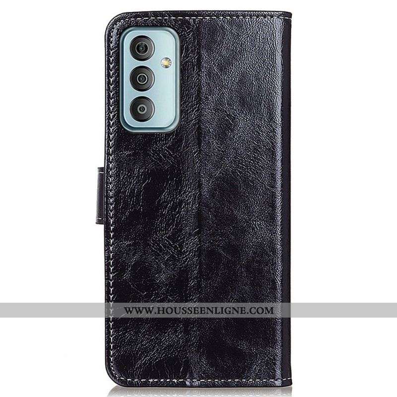 Housse Samsung Galaxy M23 5G Simili Cuir Brillant