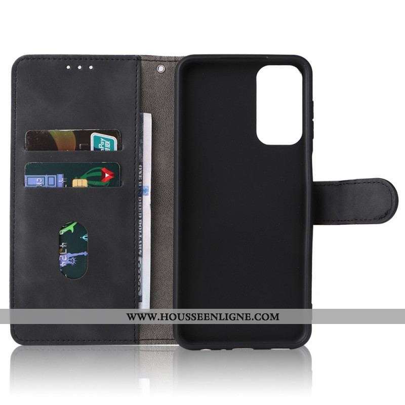 Housse Samsung Galaxy M23 5G Skin-Touch à Lanière