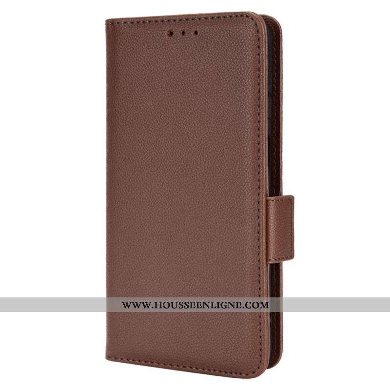 Housse Samsung Galaxy M23 5G Style Cuir Litchi