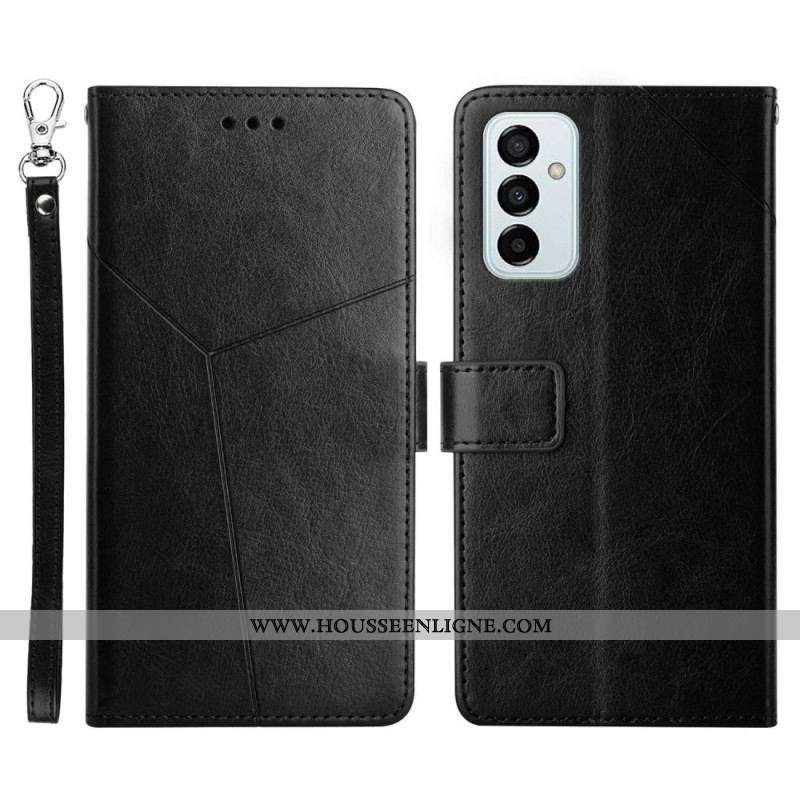 Housse Samsung Galaxy M23 5G Style Cuir Y Design