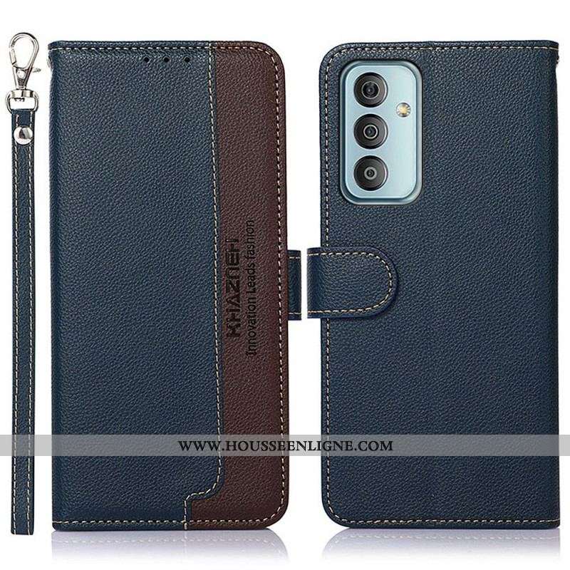 Housse Samsung Galaxy M23 5G Style Litchi RFID KHAZNEH