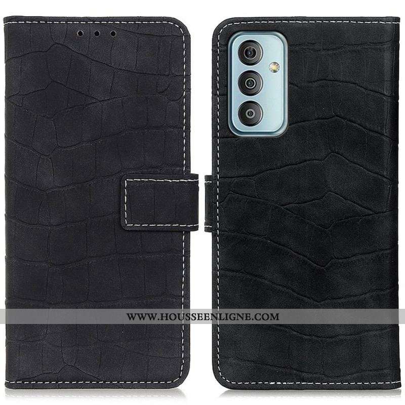 Housse Samsung Galaxy M23 5G Style Peau de Crocodile