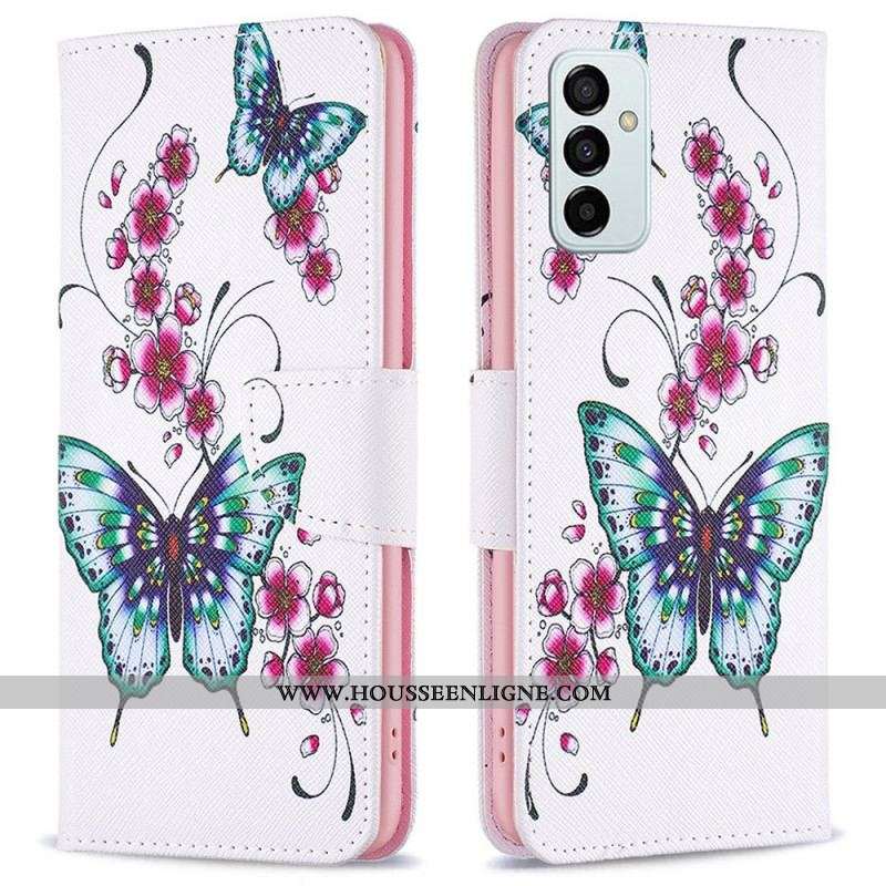 Housse Samsung Galaxy M23 5G Superbes Papillons