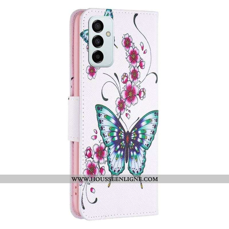 Housse Samsung Galaxy M23 5G Superbes Papillons