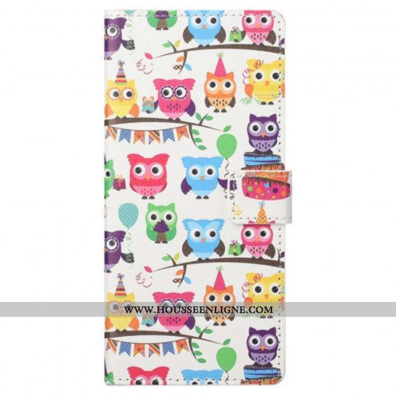 Housse Samsung Galaxy M23 5G Tribu de Hiboux