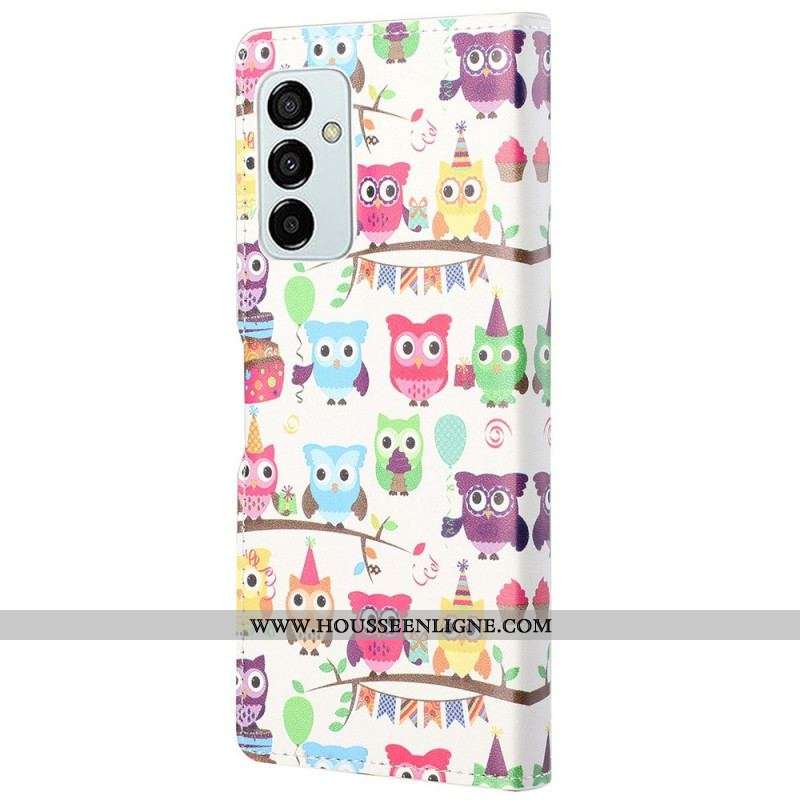 Housse Samsung Galaxy M23 5G Tribu de Hiboux