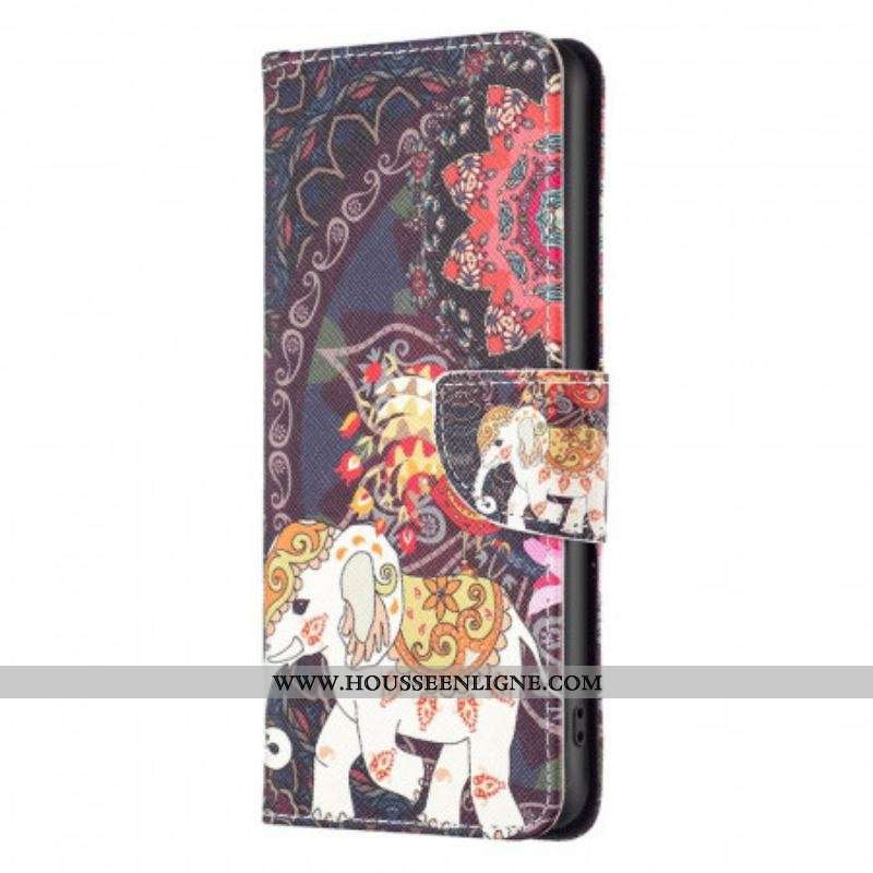 Housse Samsung Galaxy M23 5G Éléphant Tribal