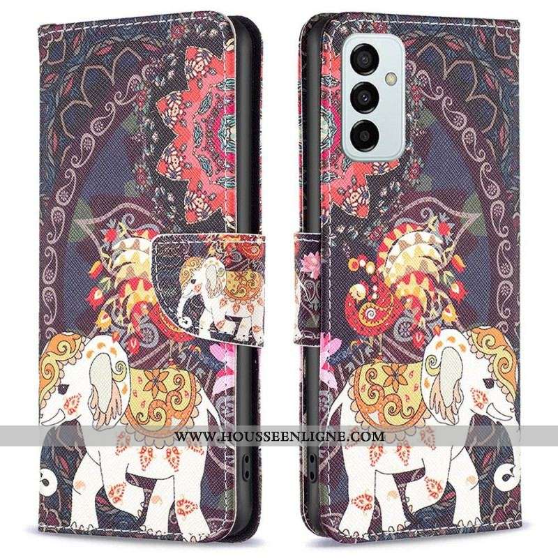 Housse Samsung Galaxy M23 5G Éléphant Tribal