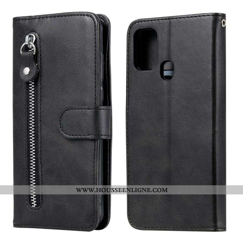 Housse Samsung Galaxy M31 Vintage Porte-Monnaie