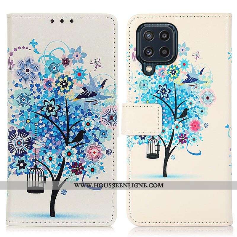 Housse Samsung Galaxy M32 Arbre Fleuri