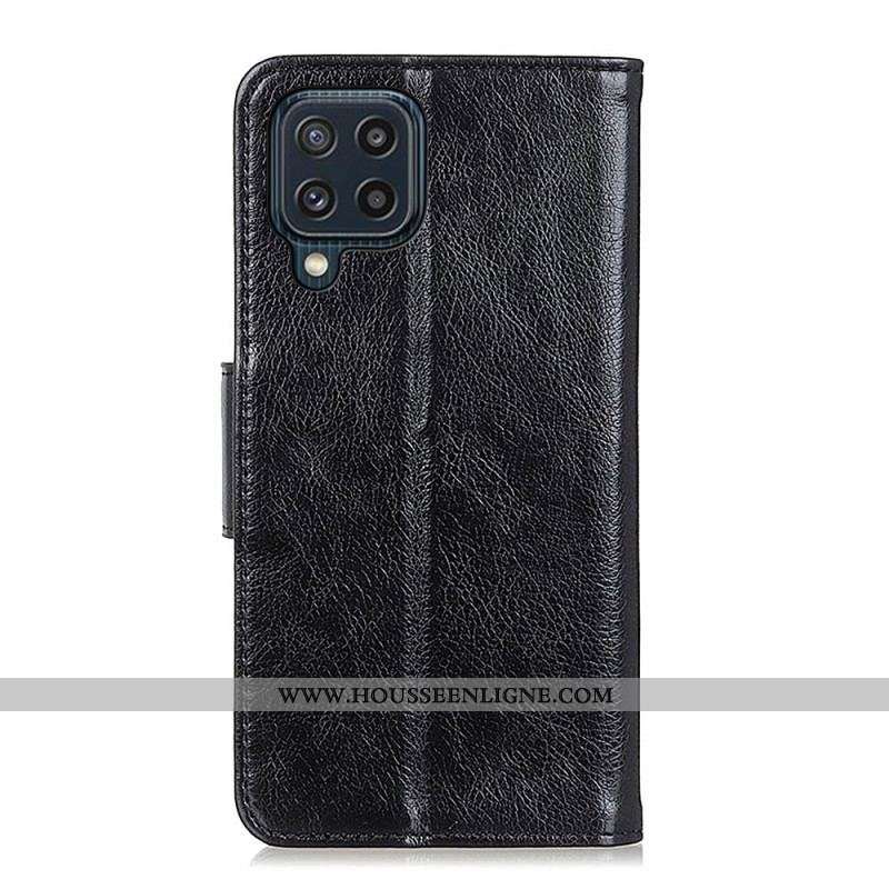 Housse Samsung Galaxy M32 Cuir Nappa Fendu
