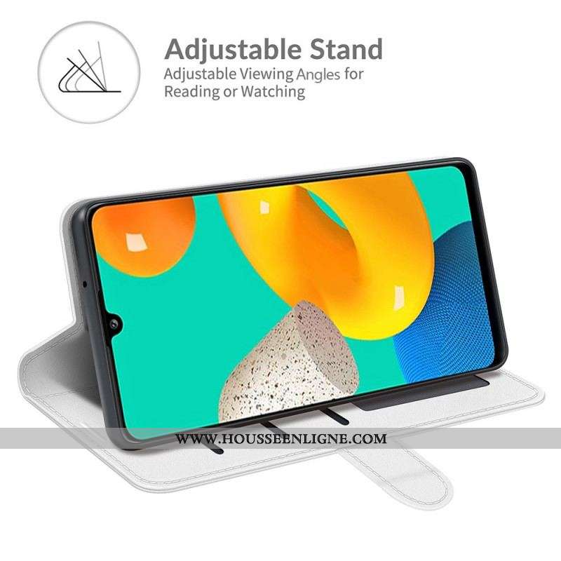 Housse Samsung Galaxy M32 Effet Cuir Classique