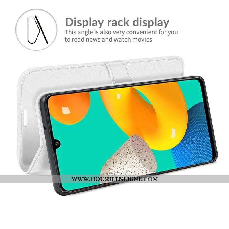 Housse Samsung Galaxy M32 Effet Cuir Classique