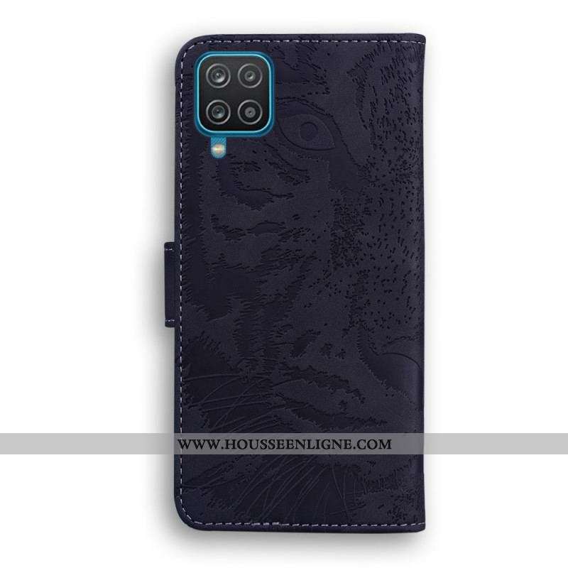 Housse Samsung Galaxy M32 Empreinte Face de Tigre