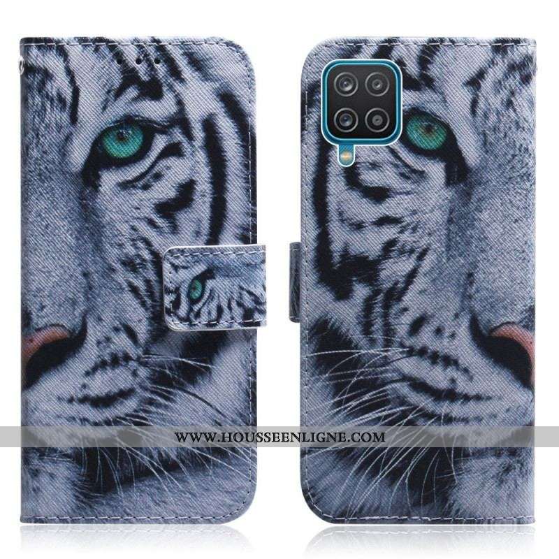 Housse Samsung Galaxy M32 Face de Tigre