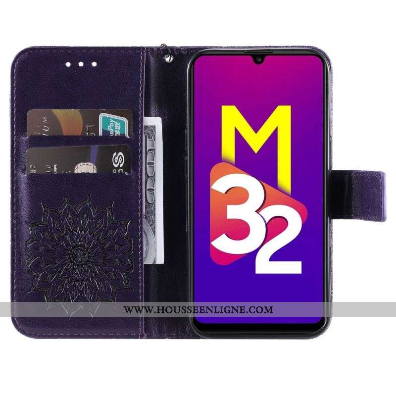 Housse Samsung Galaxy M32 Fleur de Soleil