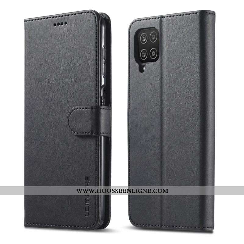 Housse Samsung Galaxy M32 LC.IMEEKE Effet Cuir