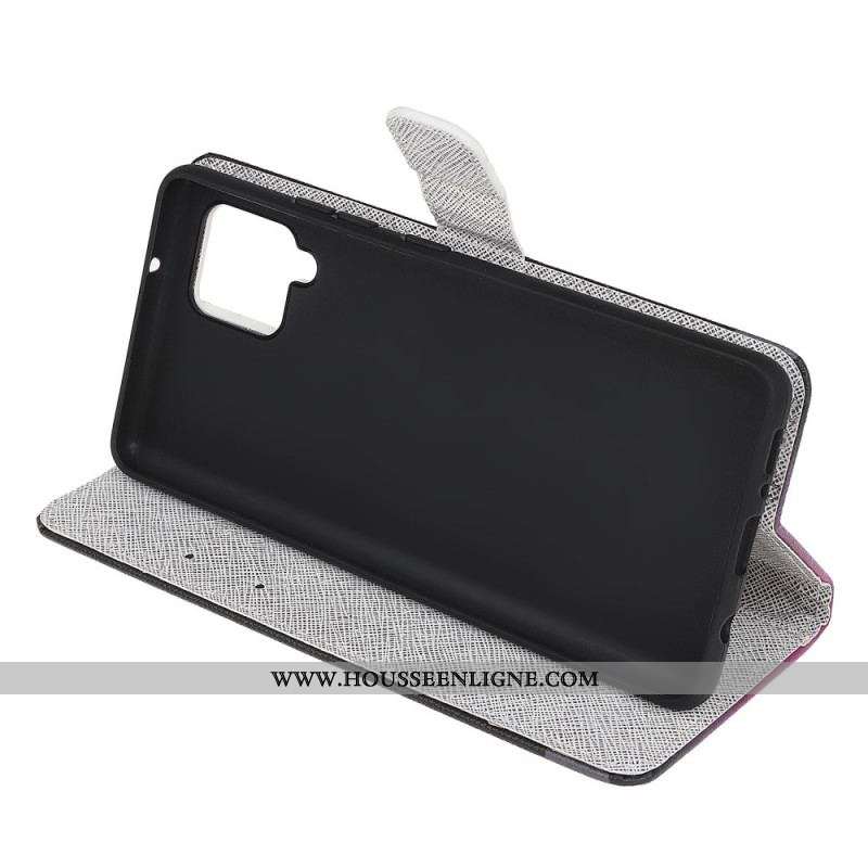 Housse Samsung Galaxy M32 Libellules à Lanière