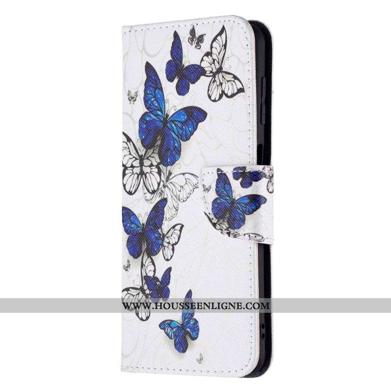 Housse Samsung Galaxy M32 Papillons Rois