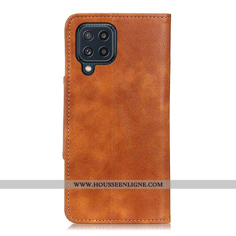 Housse Samsung Galaxy M32 Simili Cuir Bouton