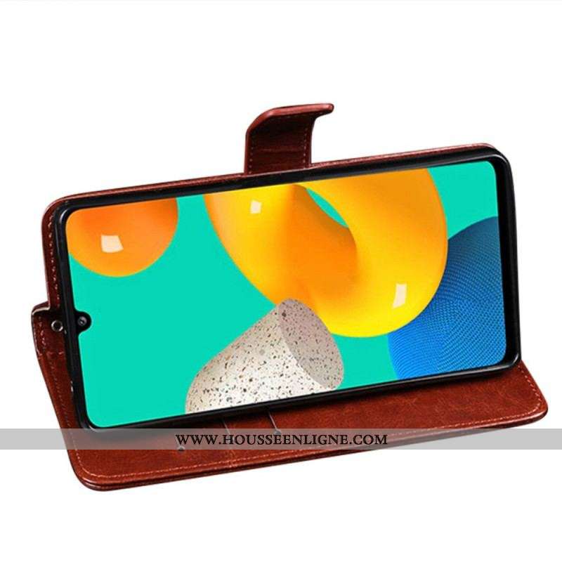 Housse Samsung Galaxy M32 Simili Cuir IDEWEI