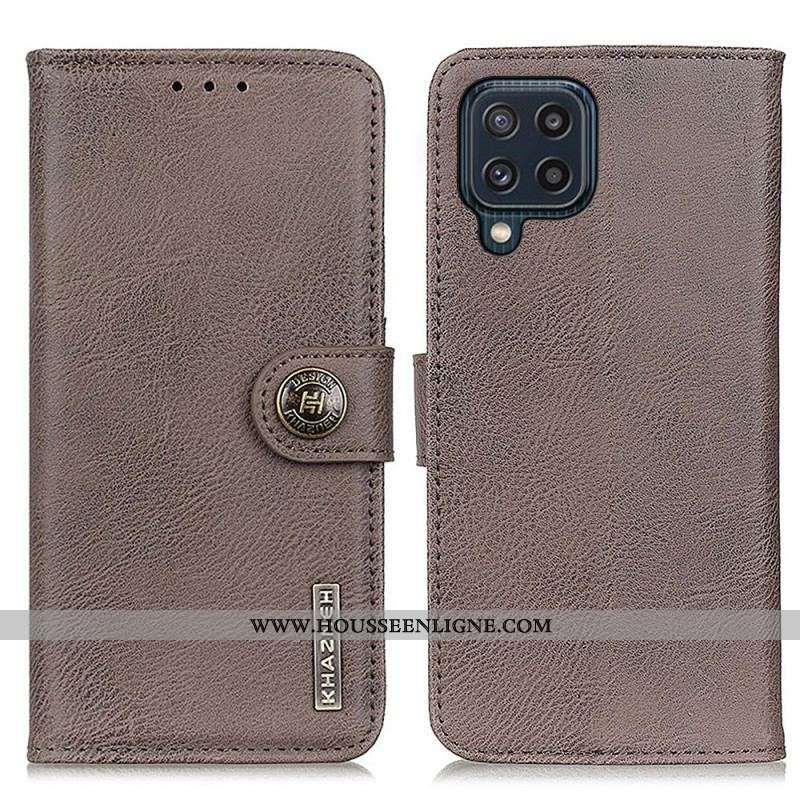 Housse Samsung Galaxy M32 Simili Cuir KHAZNEH