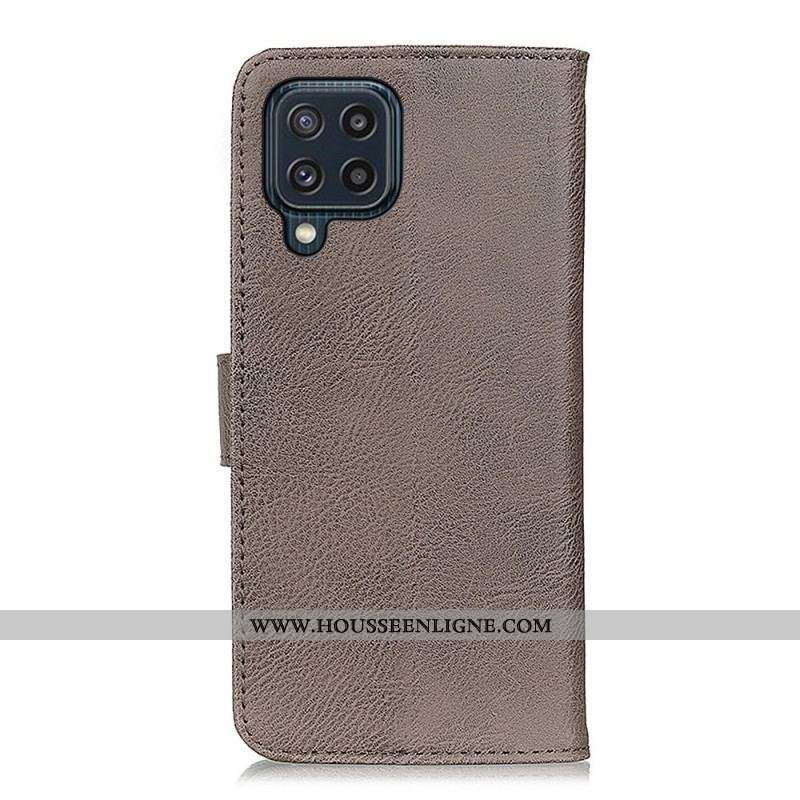 Housse Samsung Galaxy M32 Simili Cuir KHAZNEH