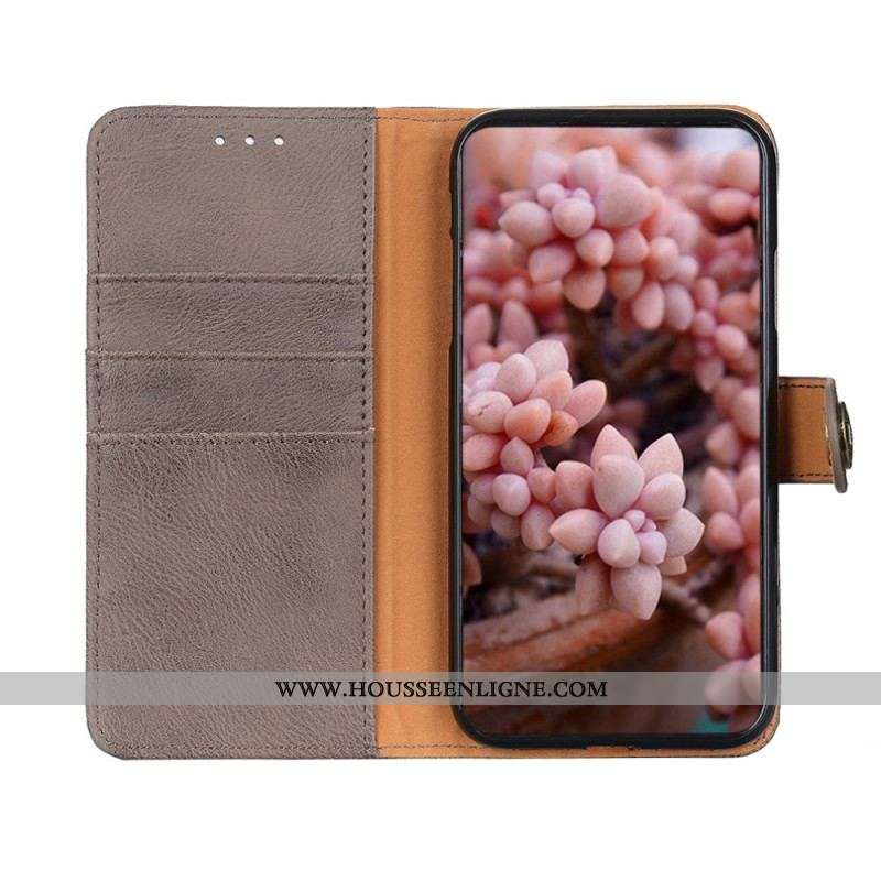 Housse Samsung Galaxy M32 Simili Cuir KHAZNEH