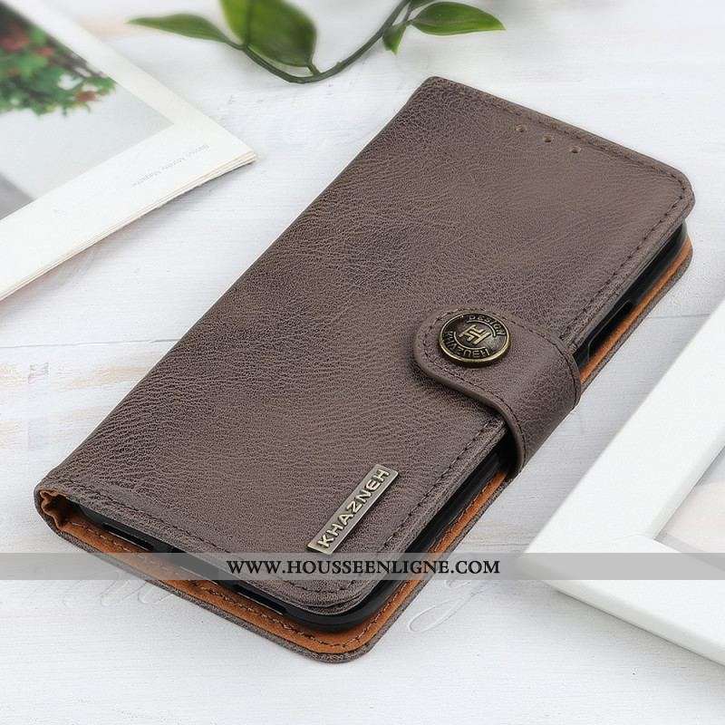 Housse Samsung Galaxy M32 Simili Cuir KHAZNEH