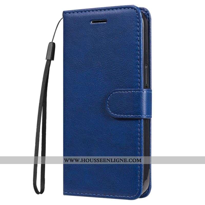 Housse Samsung Galaxy M32 Solid Color Serie à Lanière