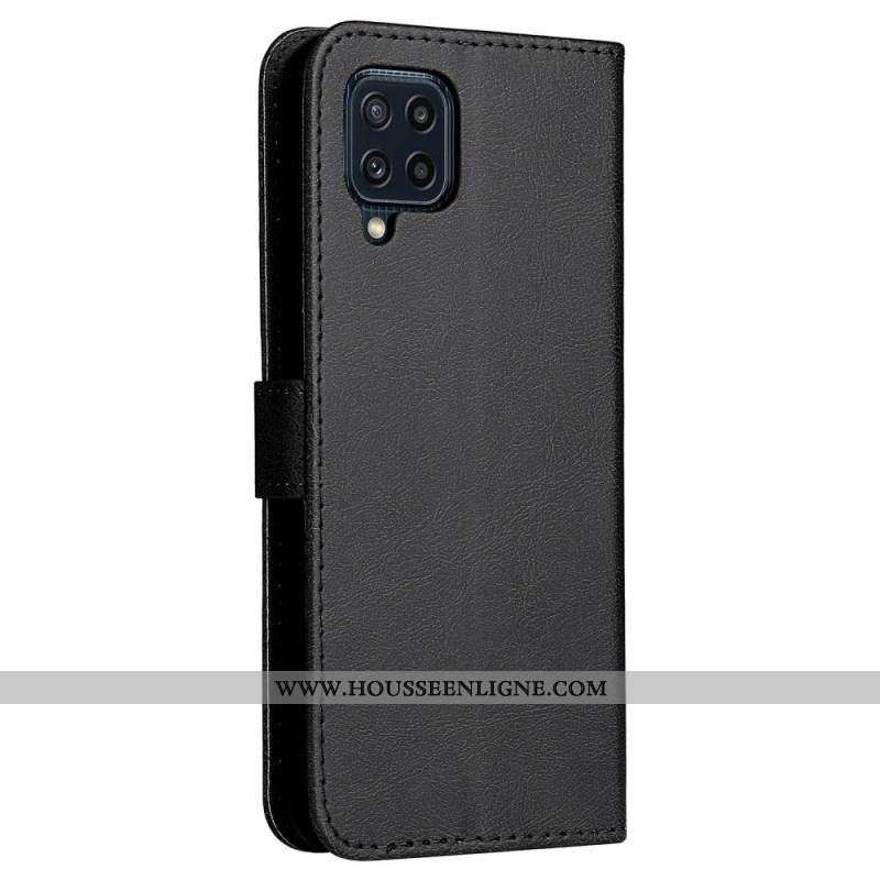 Housse Samsung Galaxy M32 Solid Color Serie à Lanière