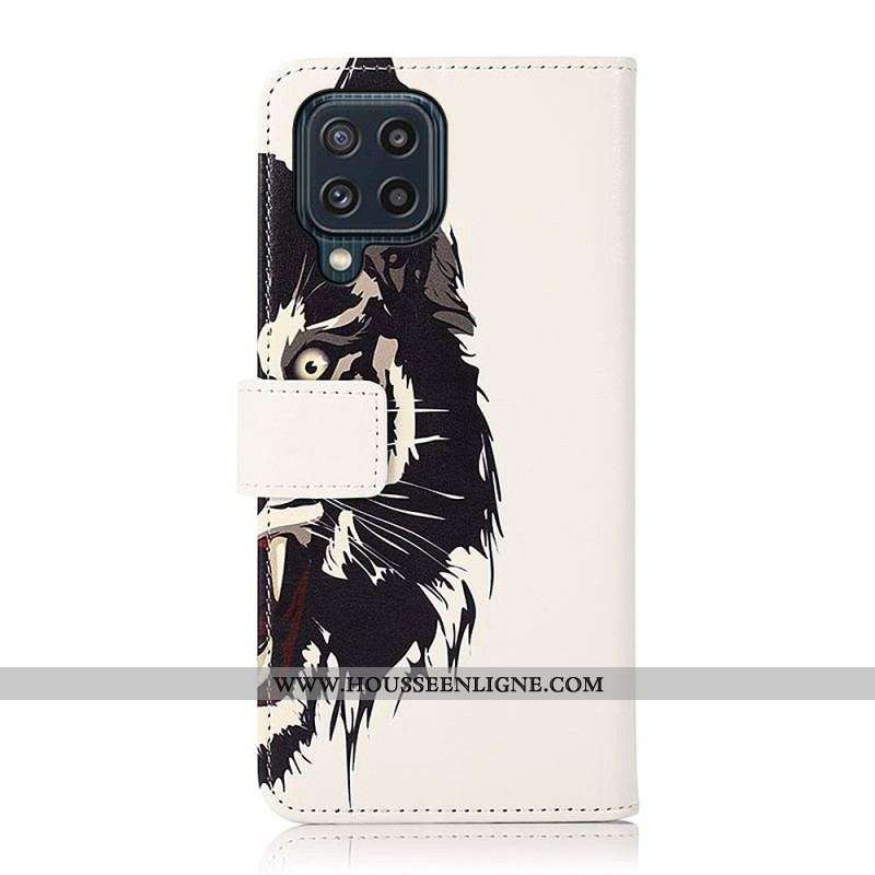 Housse Samsung Galaxy M32 Tigre Féroce