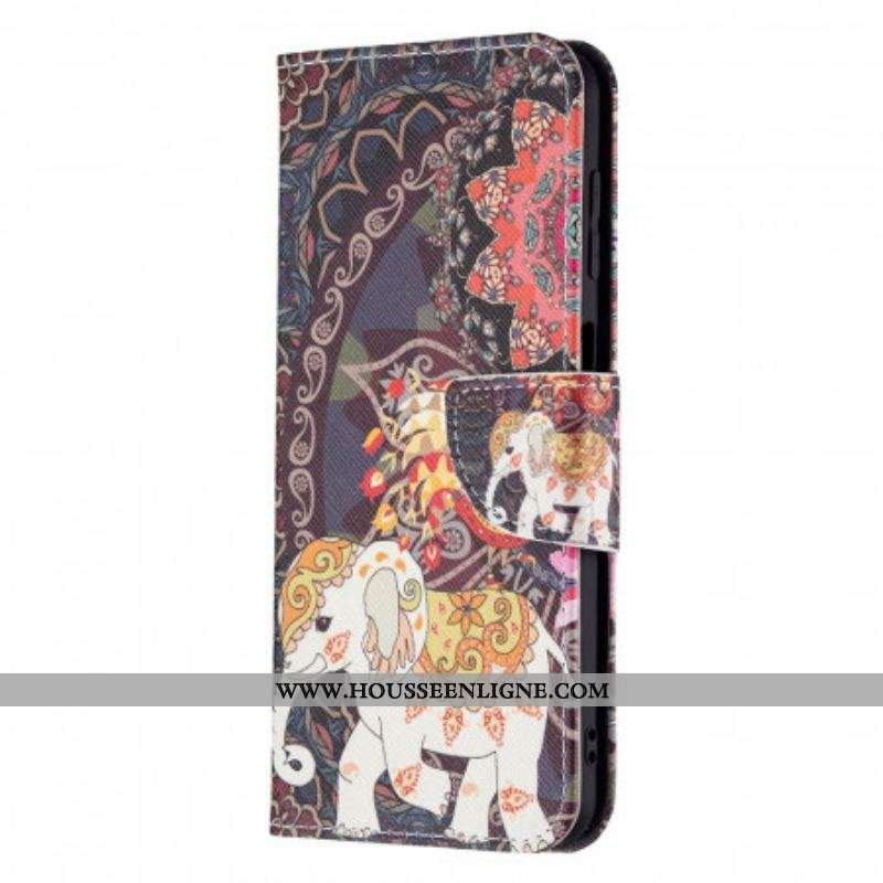 Housse Samsung Galaxy M32 Éléphant Indien